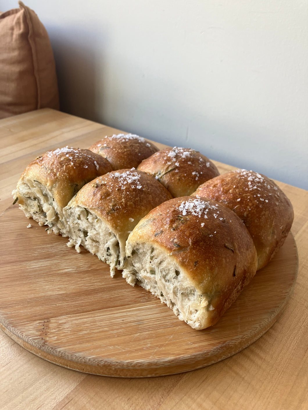 PRE-ORDER: Herby Sourdough Dinner Rolls